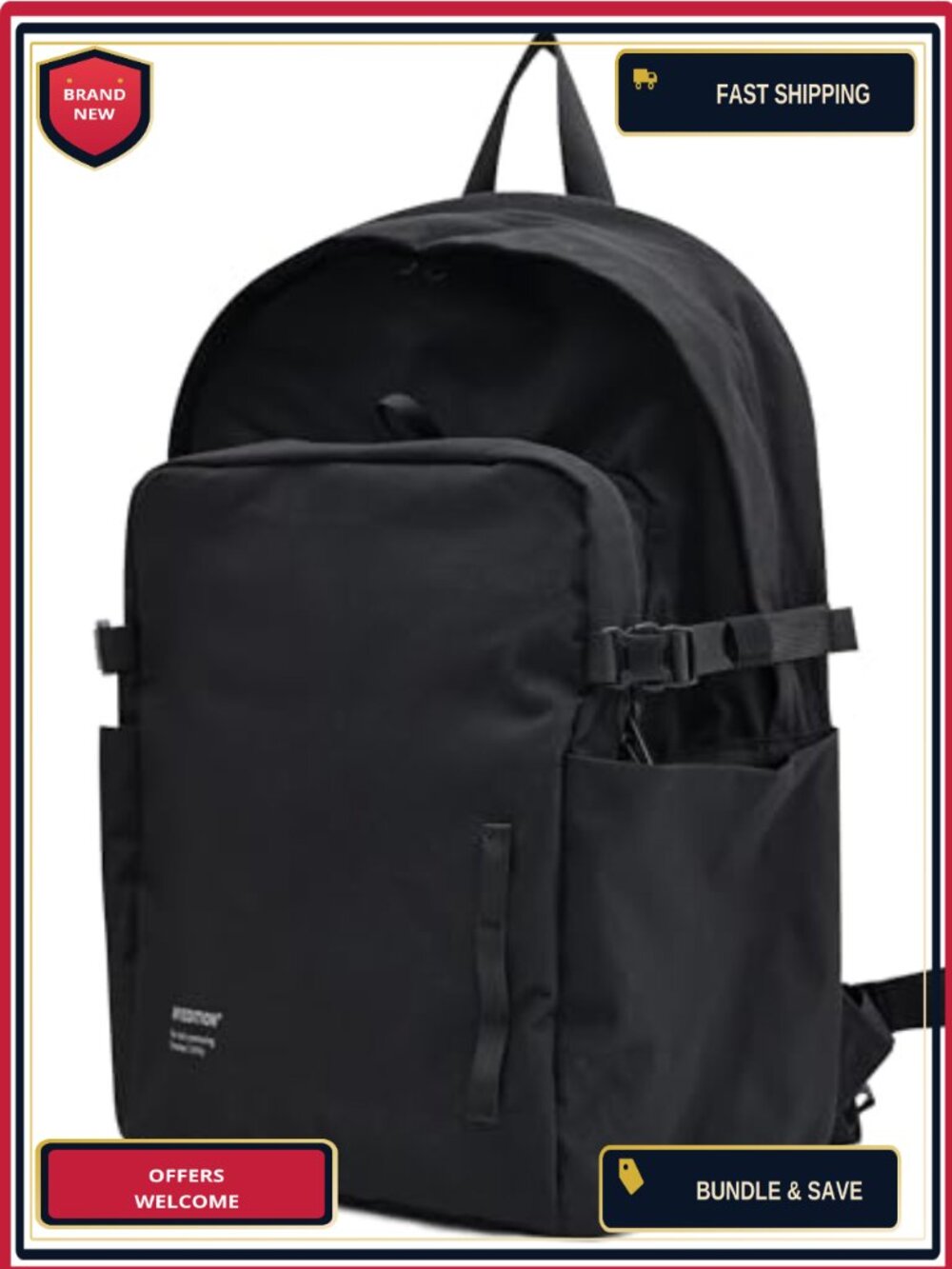 Water-Resistant Travel Laptop Backpack Fits 15.6 Inch Carry On Luggage Strap